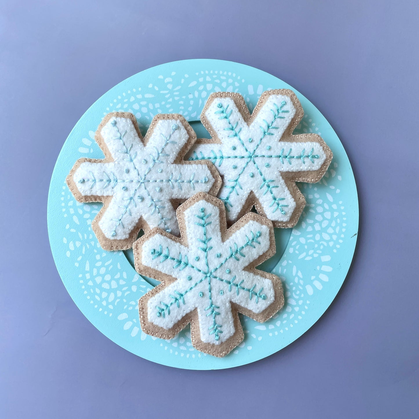 Snowflake Icing Cookies
